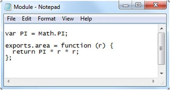 code in Notepad